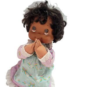 Kenner Special Blessing Praying Doll 17" African American Kindness Lets Us Share
